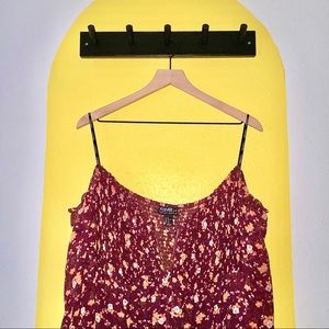 F21 | Sheer Mesh Floral Top